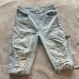 PAIGE Sarah Slim Distressed Jeans